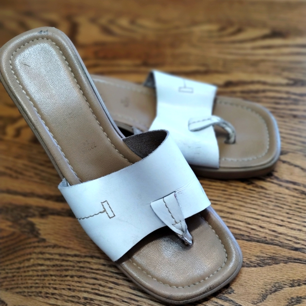 Montego Bay Club Wedge Sandals shoe sz 8.5